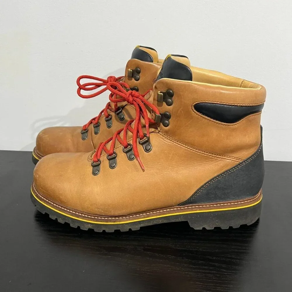 Samuel Hubbard Mt Tam Hiking Boots Mens 11 Brown Leather Vibram M4200-105 - Picture 2 of 8